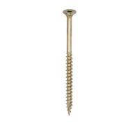 Timco C2 Clamp-Fix Multi-Purpose Premium Countersunk Gold Woodscrews - 5.0 X 80 (200Pcs)