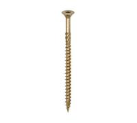 Timco C2 Clamp-Fix Multi-Purpose Premium Countersunk Gold Woodscrews - 6.0 X 100 (100Pcs)