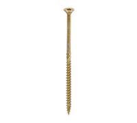 Timco C2 Clamp-Fix Multi-Purpose Premium Countersunk Gold Woodscrews - 6.0 X 130 (100Pcs)