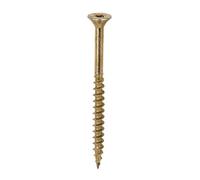 Timco C2 Clamp-Fix Multi-Purpose Premium Countersunk Gold Woodscrews - 6.0 X 80 (200Pcs)
