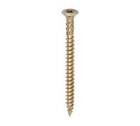 Timco C2 Clamp-Fix Multi-Purpose Premium Countersunk Gold Woodscrews - 8.0 X 100 (100Pcs)