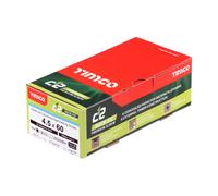 Timco C2 Deck-Fix - Tx - Cylinder - Single Slash - Stainless Steel Box 250 433187BX