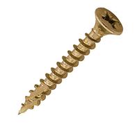 Timco 40030C2 C2 Strong-Fix Multi-Purpose Premium Screws - Pz - Double Countersunk - Yellow 4.0 X 30 Box 200