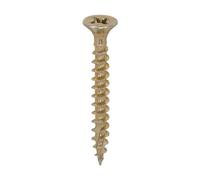 Timco C2 Strong-Fix Multi-Purpose Premium Countersunk Gold Woodscrews - 4.0 X 35 (200Pcs)