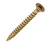 Timco 40040C2 C2 Strong-Fix Multi-Purpose Premium Screws - Pz - Double Countersunk - Yellow 4.0 X 40 Box 200