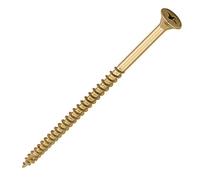 TIMCO C2 Strong-Fix Multi-Purpose Premium Countersunk Gold Woodscrews - 5.0 x 100 - Box of 100