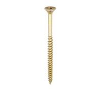 Timco C2 Strong-Fix Multi-Purpose Premium Countersunk Gold Woodscrews - 5.0 X 120 (100Pcs)