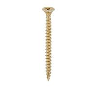 Timco 50060C2 C2 Strong-Fix Multi-Purpose Premium Screws - Pz - Double Countersunk - Yellow 5.0 X 60 Box 200