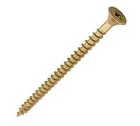 TIMCO C2 Strong-Fix Multi-Purpose Premium Countersunk Gold Woodscrews - 5.0 x 80 - Box of 200