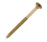 TIMCO C2 Strong-Fix Multi-Purpose Premium Countersunk Gold Woodscrews - 6.0 x 100 - Box of 100