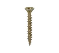 Timco C2 Strong-Fix Multi-Purpose Premium Countersunk Gold Woodscrews - 6.0 X 50 (200Pcs)