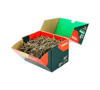 Timco 50050C2IND C2 Strong-Fix Multi-Purpose Premium Screws - Industry Pack - Pz - Double Countersunk - Yellow 5.0 X 50 Box 1000