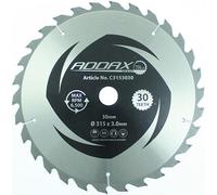 Timco C2543030 Circular Saw Blade - General Purpose - Coarse/Medium 254 X 30 X 30T Clamshell 1