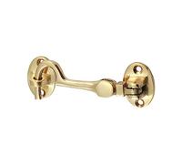 Timco - Cabin Hook - Polished Brass (Size 75mm - 1 Each)