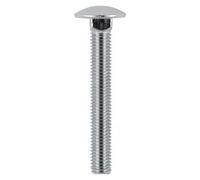 Timco Carriage Bolts - A2 Stainless Steel (Size M6 x 50 - 10 Pieces) in Silver Timco Silver
