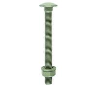 TIMco 10150INCB Index Coach Bolt, Nut and Washer 10 x 150 - Organic Green (Bag of 10)