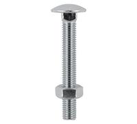 Timco Carriage Bolts & Hex Nuts - Stainless Steel in Silver Timco Silver