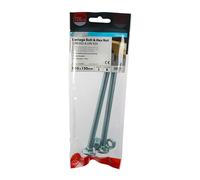 Timco Carriage Bolts & Hex Nuts - Zinc - TIMpac of 2 10150CBP