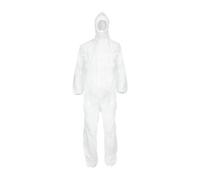 Timco - Cat Iii Type 5/6 Coverall - High Risk Protection - White (Size Medium - 1 Each)
