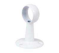 Timco - Centre Bracket - For Round Tube - White (Size 25mm - 1 Each)