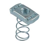 Timco Channel Nuts Long Spring Silver - M12