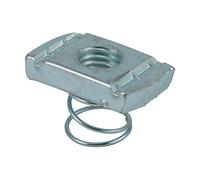 Timco Channel Nuts Short Spring Silver - M12