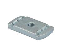 Timco Channel Nuts Without Spring Silver - M6