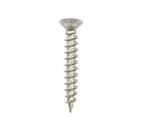 Timco Classic Multi-Purpose Reduced Head Countersunk Nickel Piano Hinge Woodscrews - 3.0 X 12 (200Pcs)