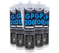 Timco Clear (Translucent) Silicone Sealant Bond It Gp 200 Mould Resistant Bathroom Glazing - Pack Of 10