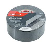 TIMco CTBLACK Cloth Tape Black 50m x 48mm