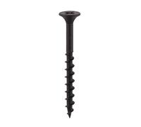 TIMco Coarse Drywall Screw PH2 4.8 x 100mm Black Phos - Box of 500