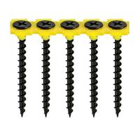Timco Collated Drywall Coarse Thread Bugle Head Black Screws - 3.5 X 55