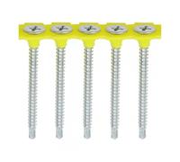 Timco Collated Drywall Screws Self-Drilling (Silver) - 3.5 x 40mm (1000 Pack Box)