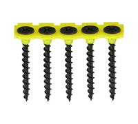 Timco Collated Drywall Timber Stud Plasterboard Screws - PH - Bugle - Coarse in Black Timco Black