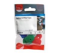 Timco Coloured Key Caps - TIMpac of 10 KEYCAPP