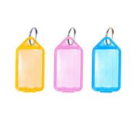 Timco Coloured Key Tags - Mixed Colours