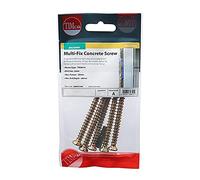TIMCO Concrete Screws Flat Countersunk - Yellow - 7.5 x 60