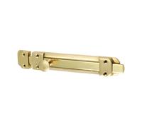 Timco - Contract Flat Section Bolt - Polished Brass (Size 210 X 35mm - 1 Each)