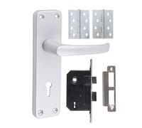 Timco Contractors 3L Lock Door Pack - Satin Anodised Aluminium Box 1 200967