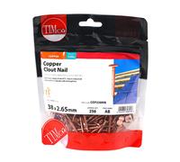 TIMco COP238MB Copper Clout Nails 38 x 2.65 - (0.5kg Bag)