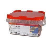 Clout Nails - Copper (Size 38 x 3.35 - 2.5 Kilograms) Timco Gold One Size