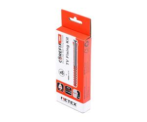 TIMCO Corefix TV & Radiator Dot & Dab Wall Fixing - 5.0 x 100