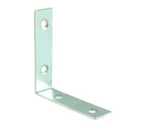 TIMCO Corner Brace - Zinc - 38 x 38 x 16mm - Box of 50 - Silver - for strenghtening Inside Corners