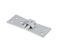 Timco - Counter Flap Hinges - Solid Brass - Satin Chrome (Size 100 x 40-2 Pieces)