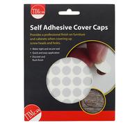 Timco COVERGR13 Self-Adhesive Cover Caps - Grey 13Mm Pack 112