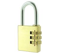 TIMco CP28 Combi Padlock 28mm - Brass 1 pc