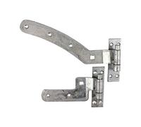 Timco CRHLG Pair Of Curved Rail Hinge Set - Left Hand - Hot Dipped Galvanised 300Mm