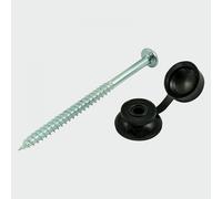 TIMCO Corrugated Sheet Fixings Black - 10 x 3-50pcs