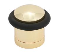 Timco Cylinder Door Stop - Polished Brass TIMpac 1 200668P
