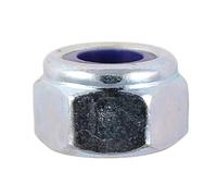 TIMCO DIN 982 BZP Type P Nylon Nut - M12 - Zinc - Pack of 4